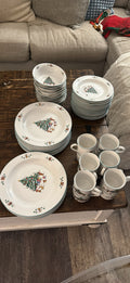 Christmas plates
