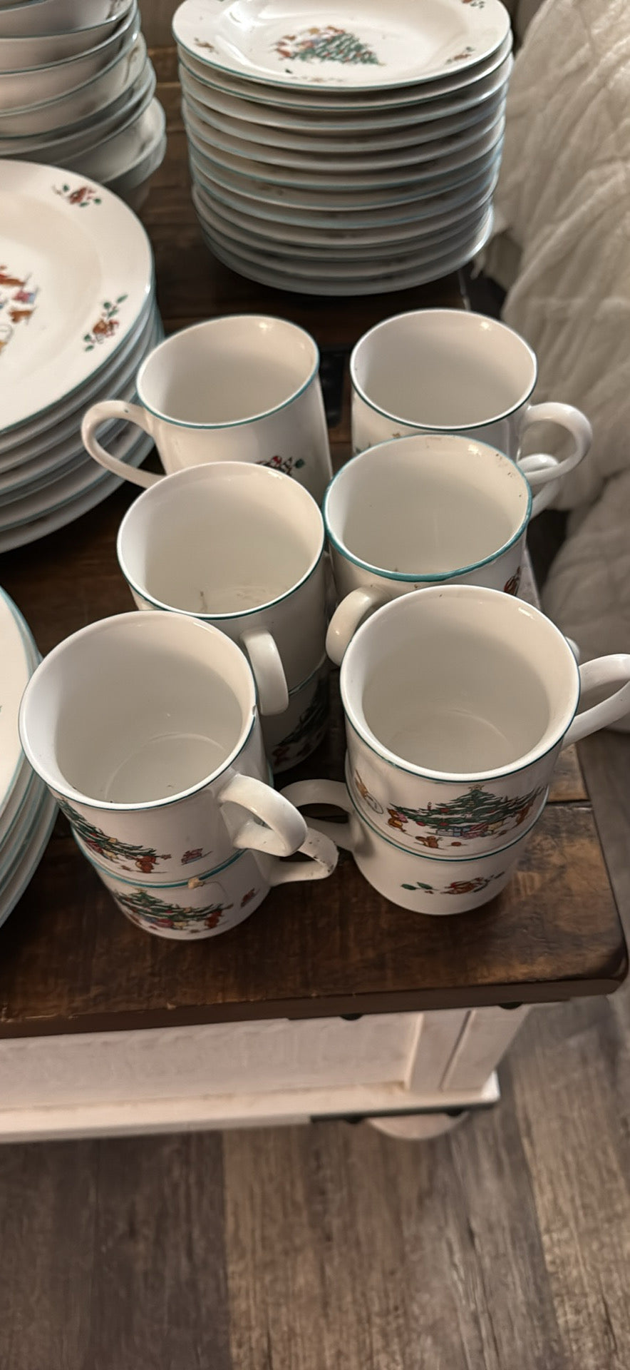 Christmas plates