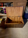 WOOD STORAGE BOX