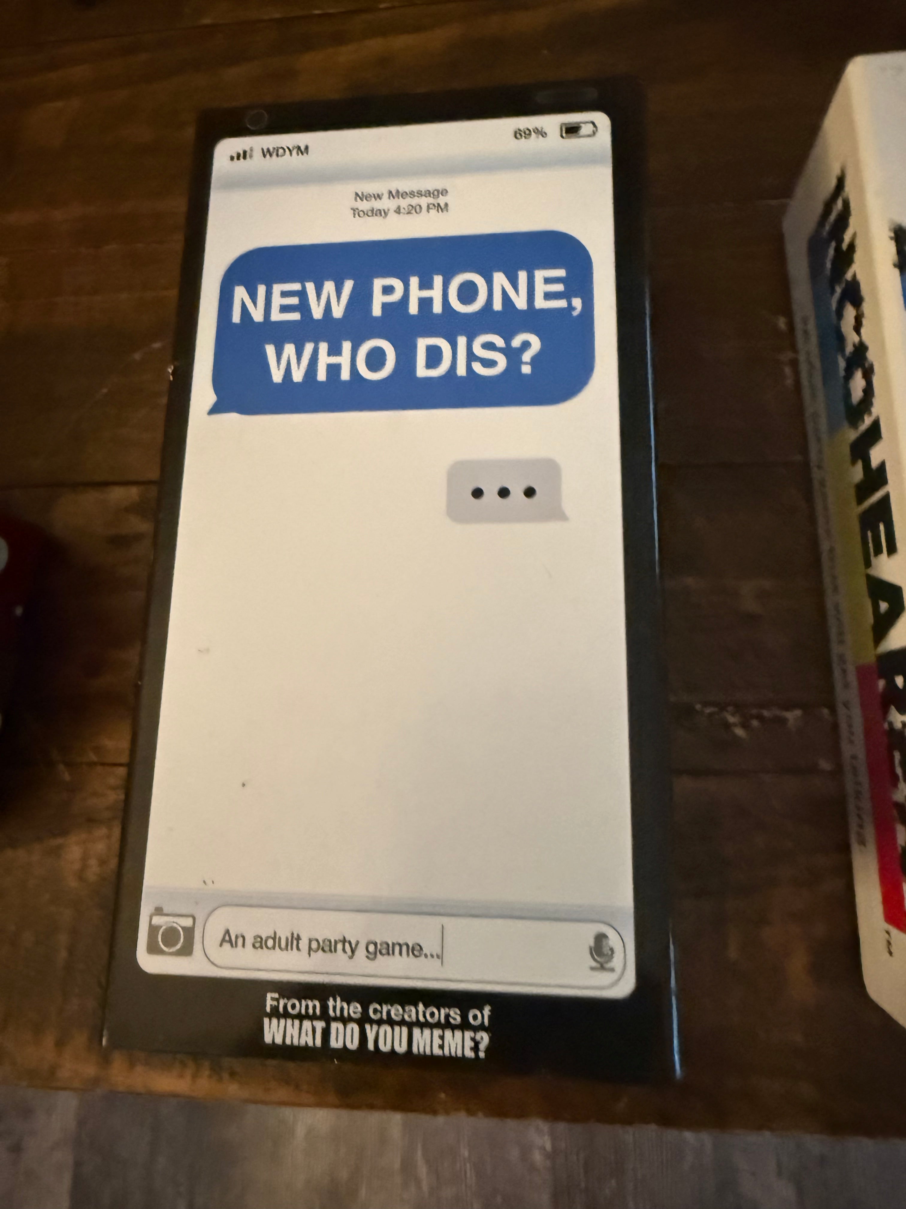 New phone who dis