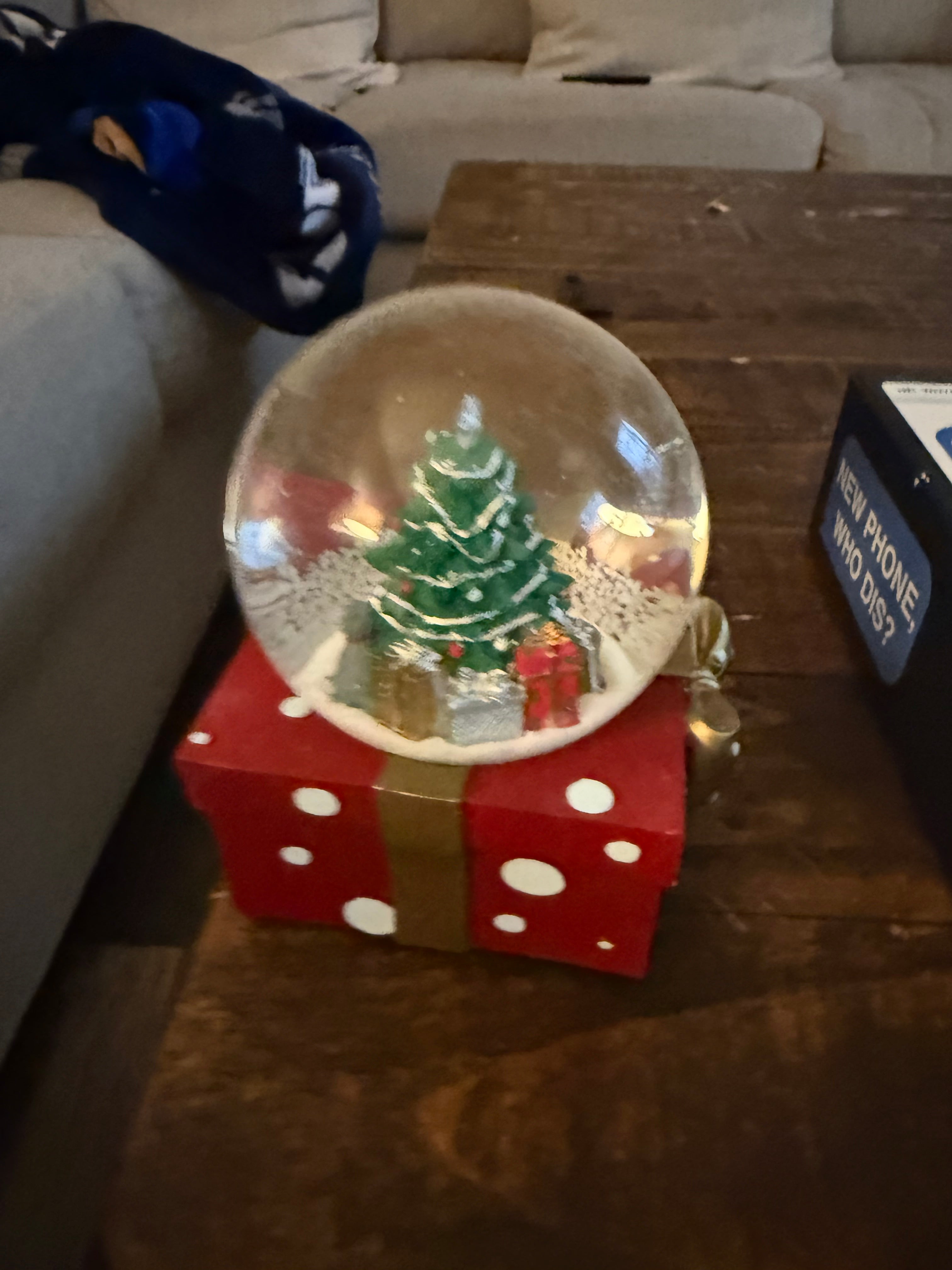 Christmas snowglobe